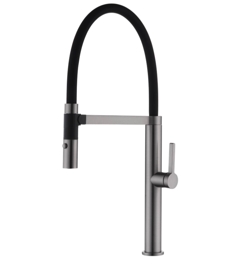 TE22 - Sink Mixer w/Black hose