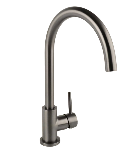 TE380 - Pin Handle Sink Mixer Gun Metal Finish