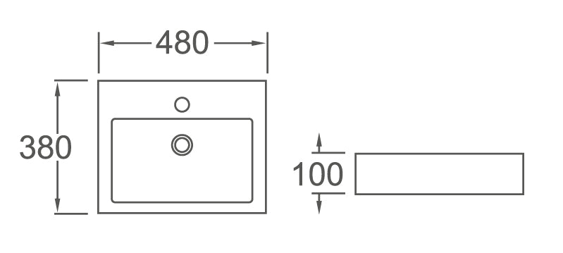 TE436 -  Above Counter Basin