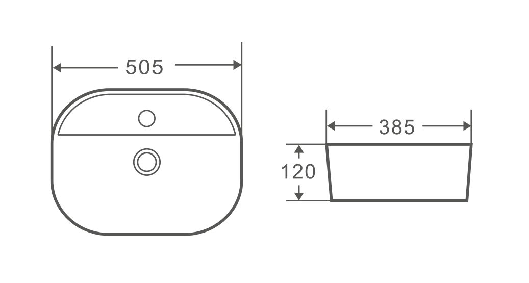TE437 -  Above Counter Basin