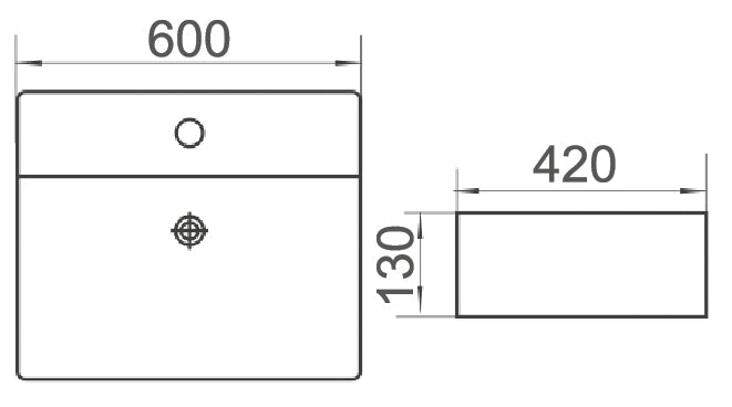 TE439-  Above Counter Basin