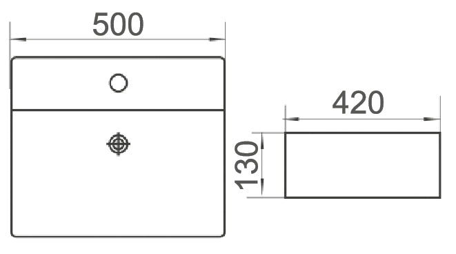 TE440-  Above Counter Basin