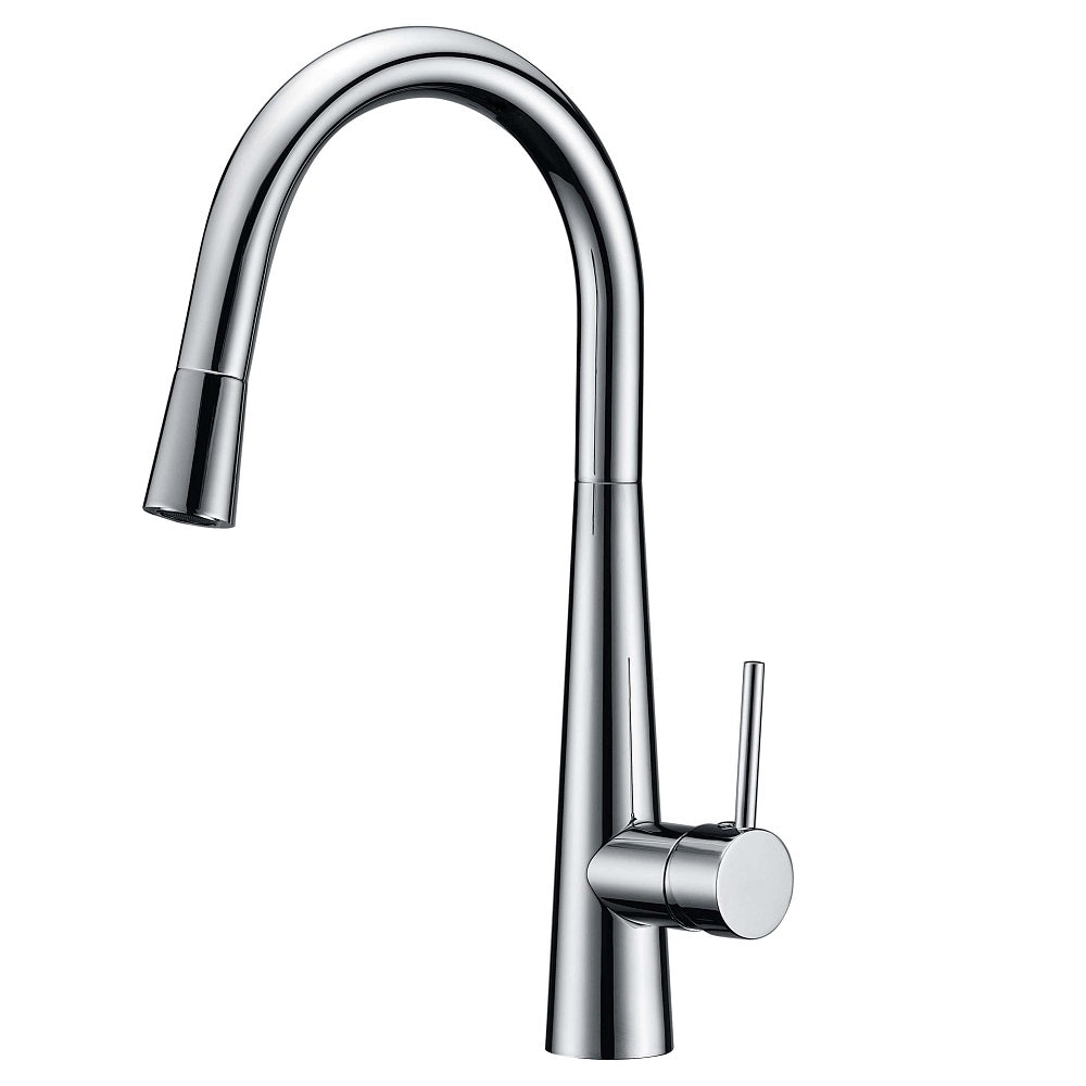 TE45 -  Goose Neck Sink Mixer with Pull Out Magnet Head