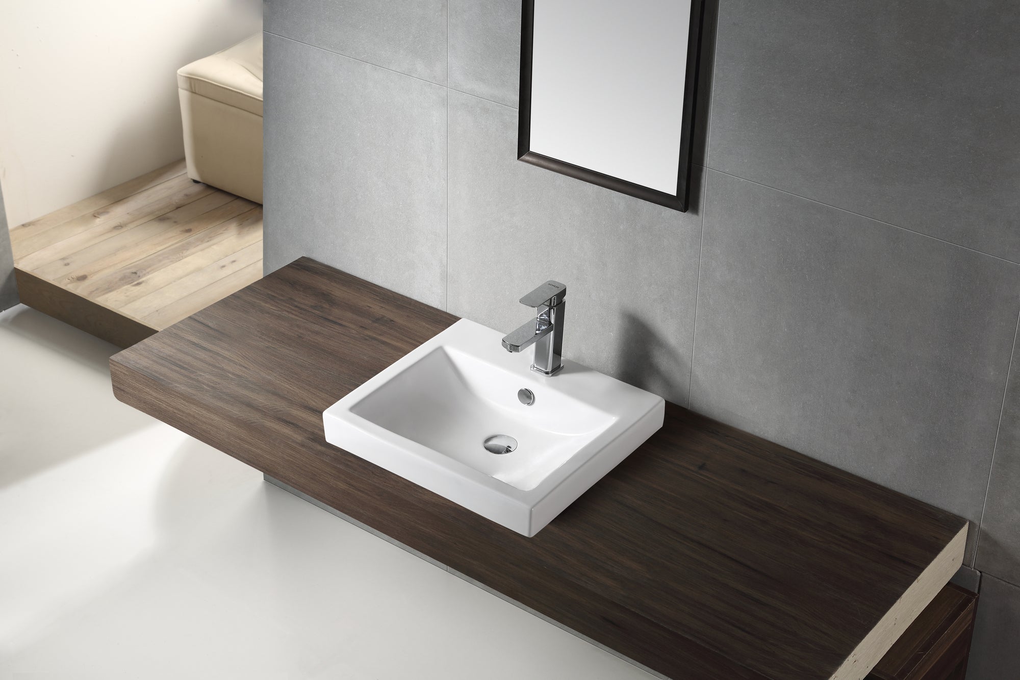 TE465 -  Half Insert Square Basin
