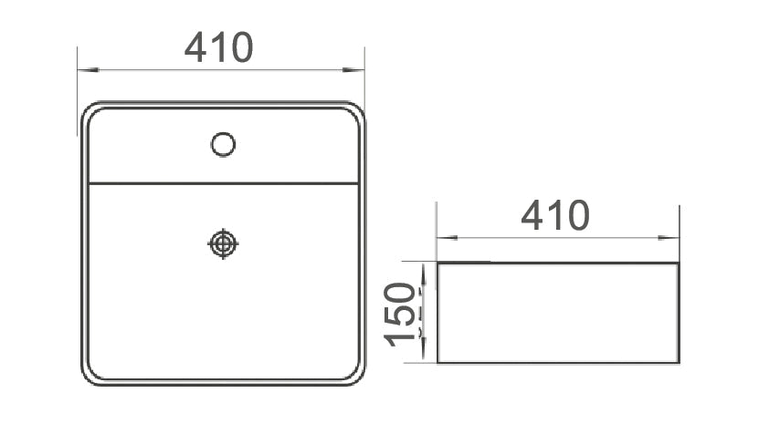 TE471 - Wall Hung Basin