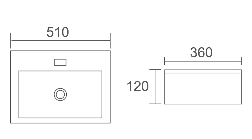 TE474 - Wall Hung Basin