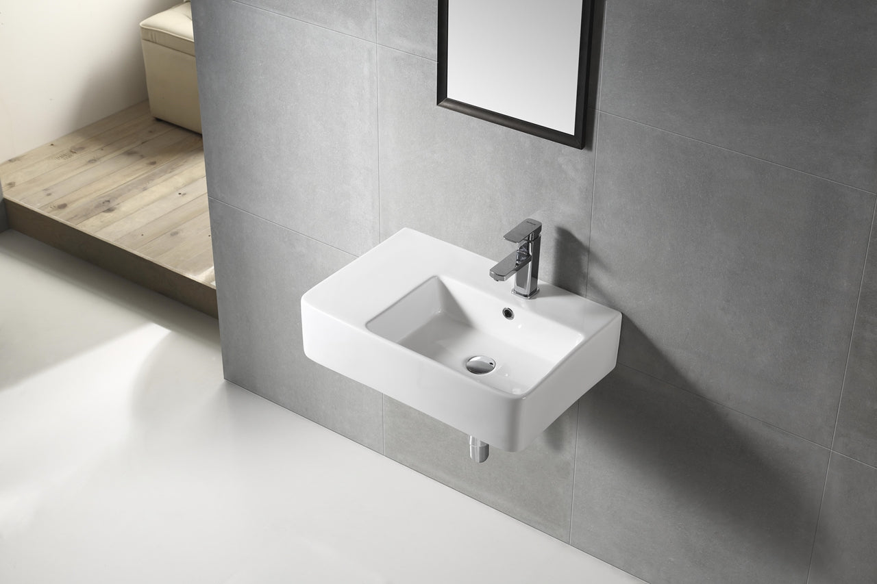 TE475 - Wall Hung Basin **Left or Right Bowl