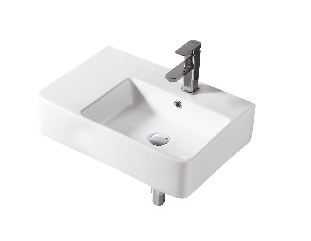 TE475 - Wall Hung Basin **Left or Right Bowl