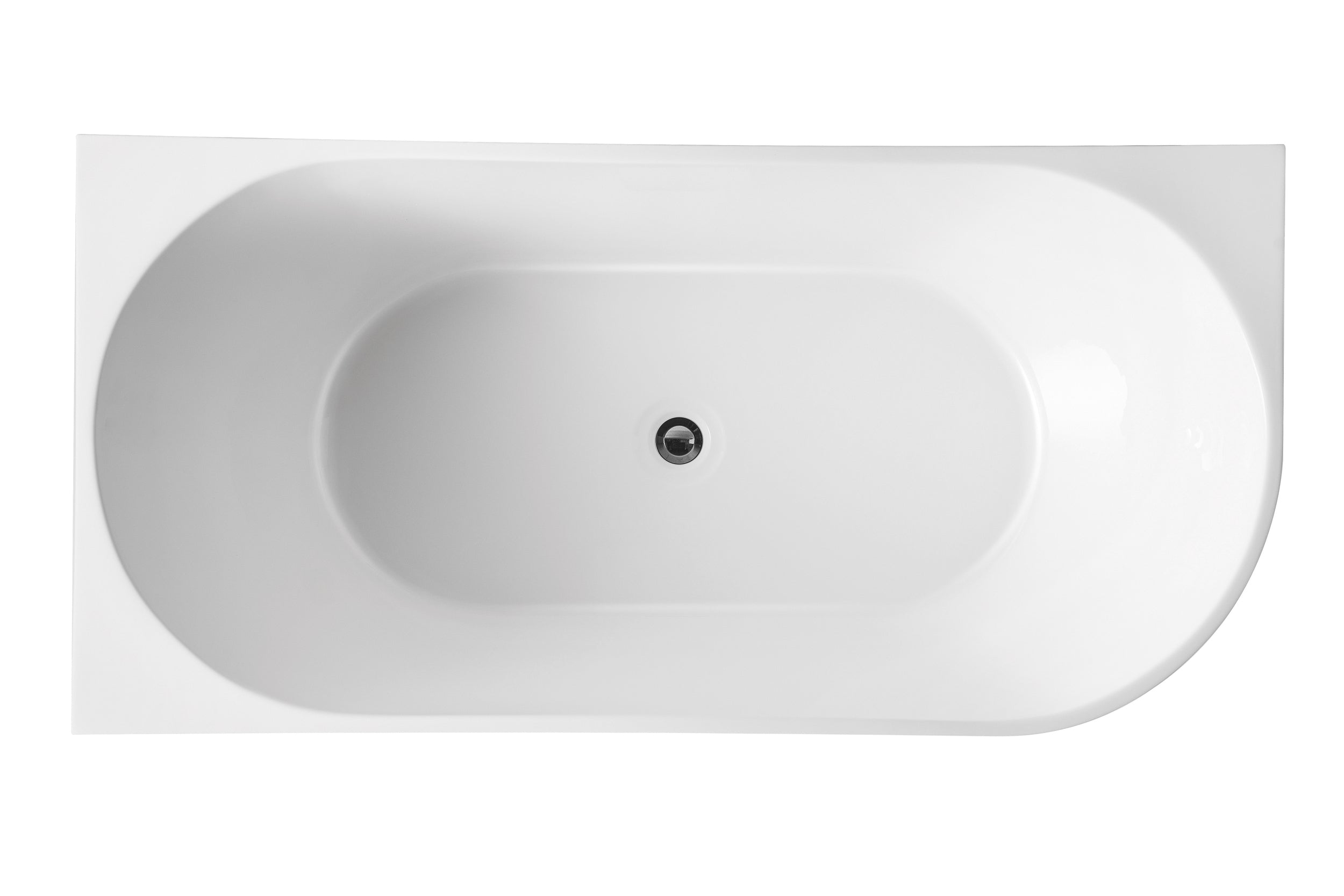 TE642 - Back and Left Side to Wall Corner Bath Tub 1700