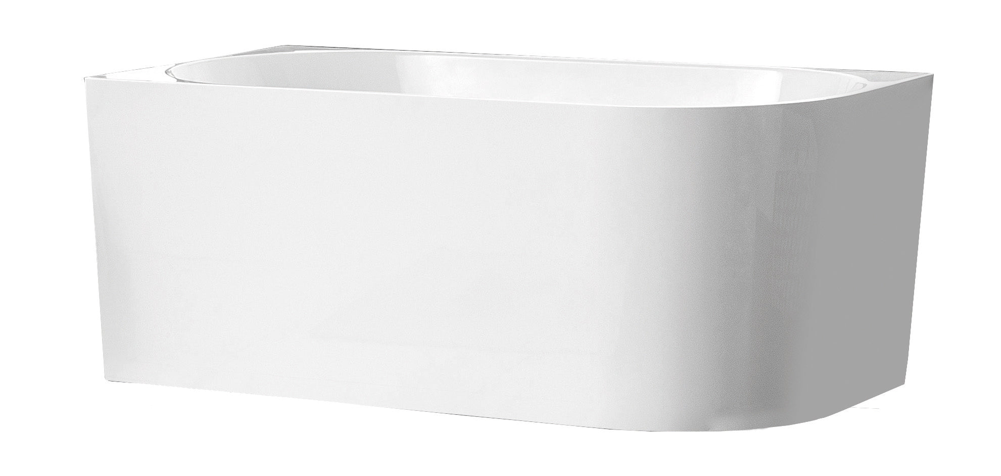 TE642 - Back and Left Side to Wall Corner Bath Tub 1700
