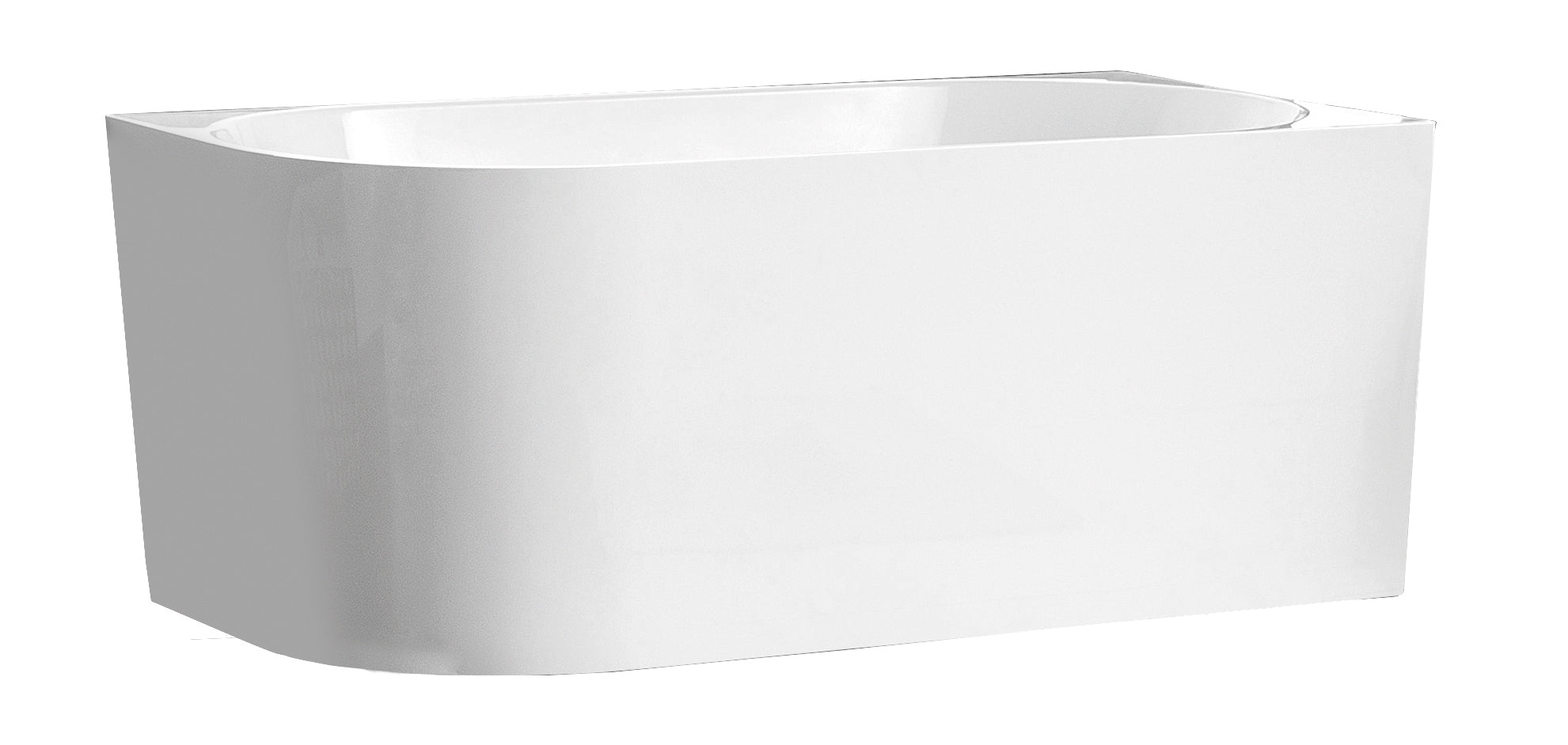 TE645 - Back and Right Side to Wall Corner Bath Tub 1500