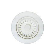 90/114mm Matte White Kitchen Sink Waste