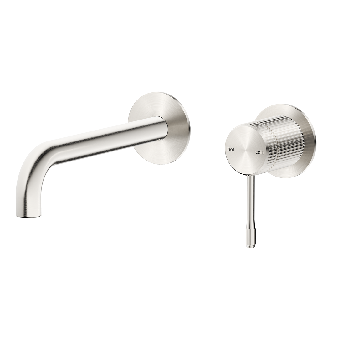 Mica Fluted Wall-Spout Combo