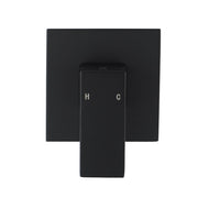 Cavallo Matte Black Square Shower Mixer