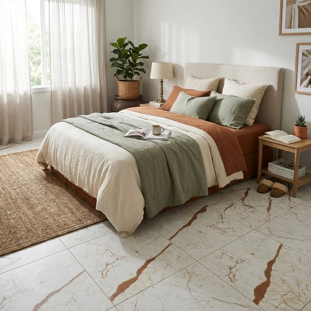 AQULAR 600X600 POLISHED — bedroom