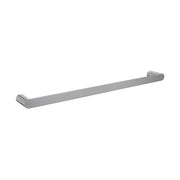 Norico Esperia Brushed Nickel Solid Brass Single Towel Rail 600mm