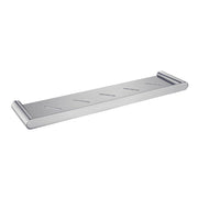 Esperia Solid Brass Brushed Nickel Towel Shelf