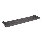 Esperia Solid Brass Gun Metal Grey Towel Shelf