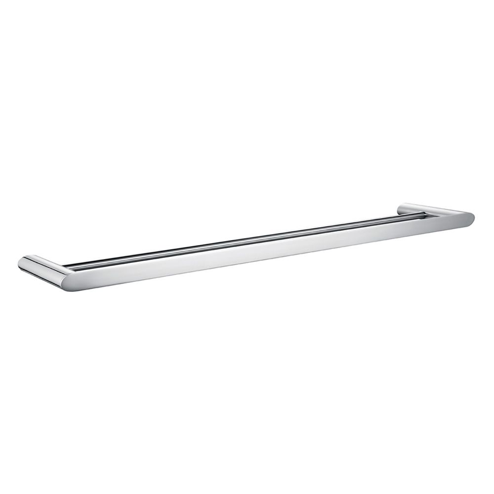 Norico Esperia Chrome Solid Brass Double Towel Rail 800mm
