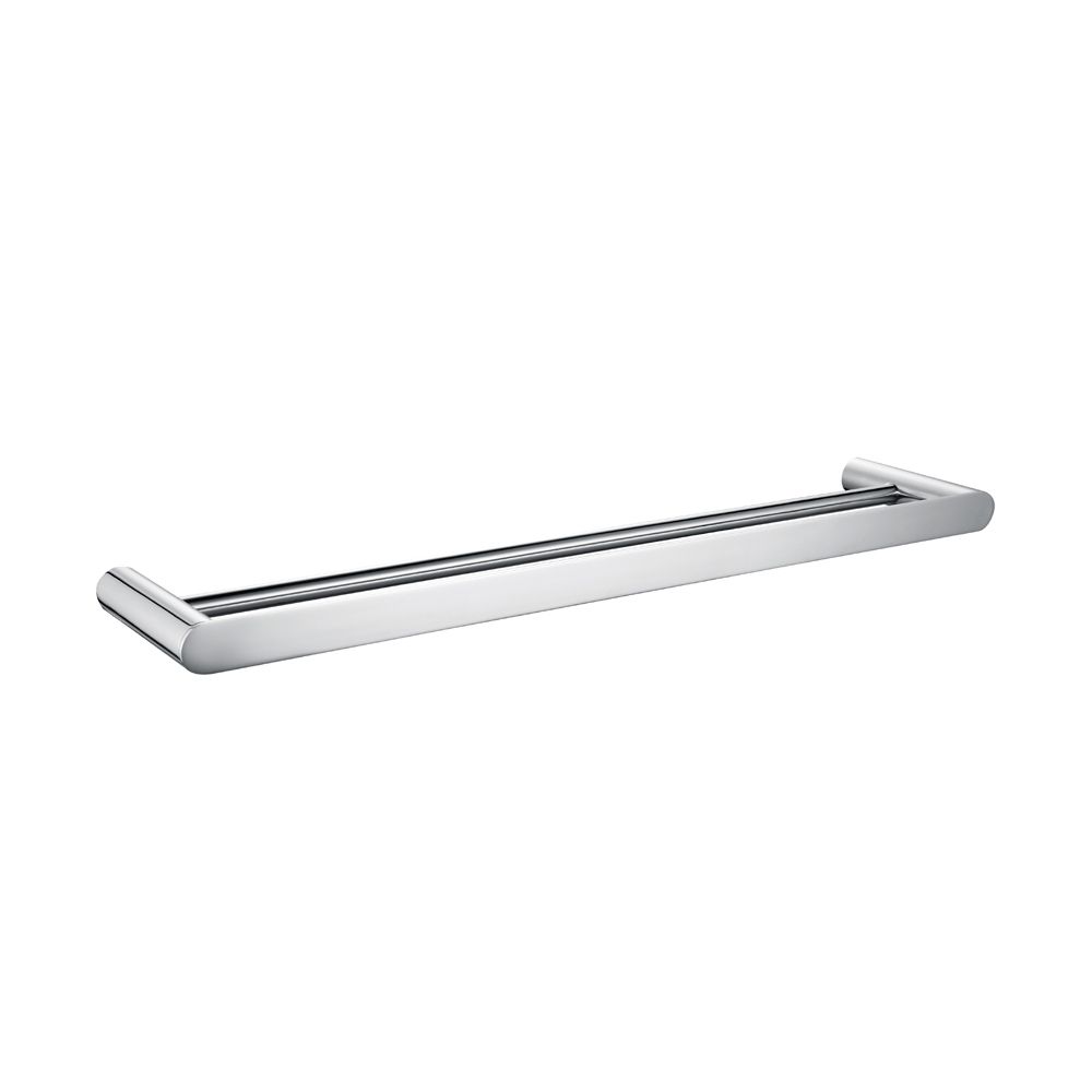 Norico Esperia Chrome Solid Brass Double Towel Rail 600mm