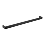 Norico Cavallo Matte Black Square Single Towel Rail 800mm