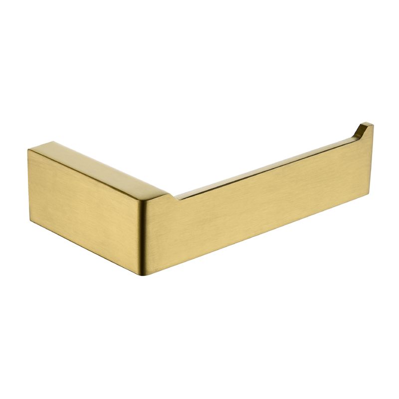 Norico Cavallo Brushed Yellow Gold Square Toilet Roll Holder