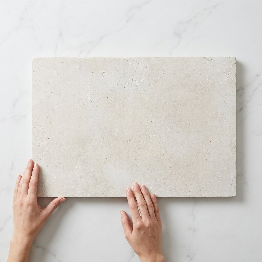 BHCA11 Crema Siena Tumbled &amp; Sandblasted Limestone 610x406x12