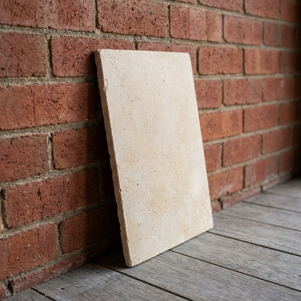 BHCA11 Crema Siena Tumbled &amp; Sandblasted Limestone 610x406x12