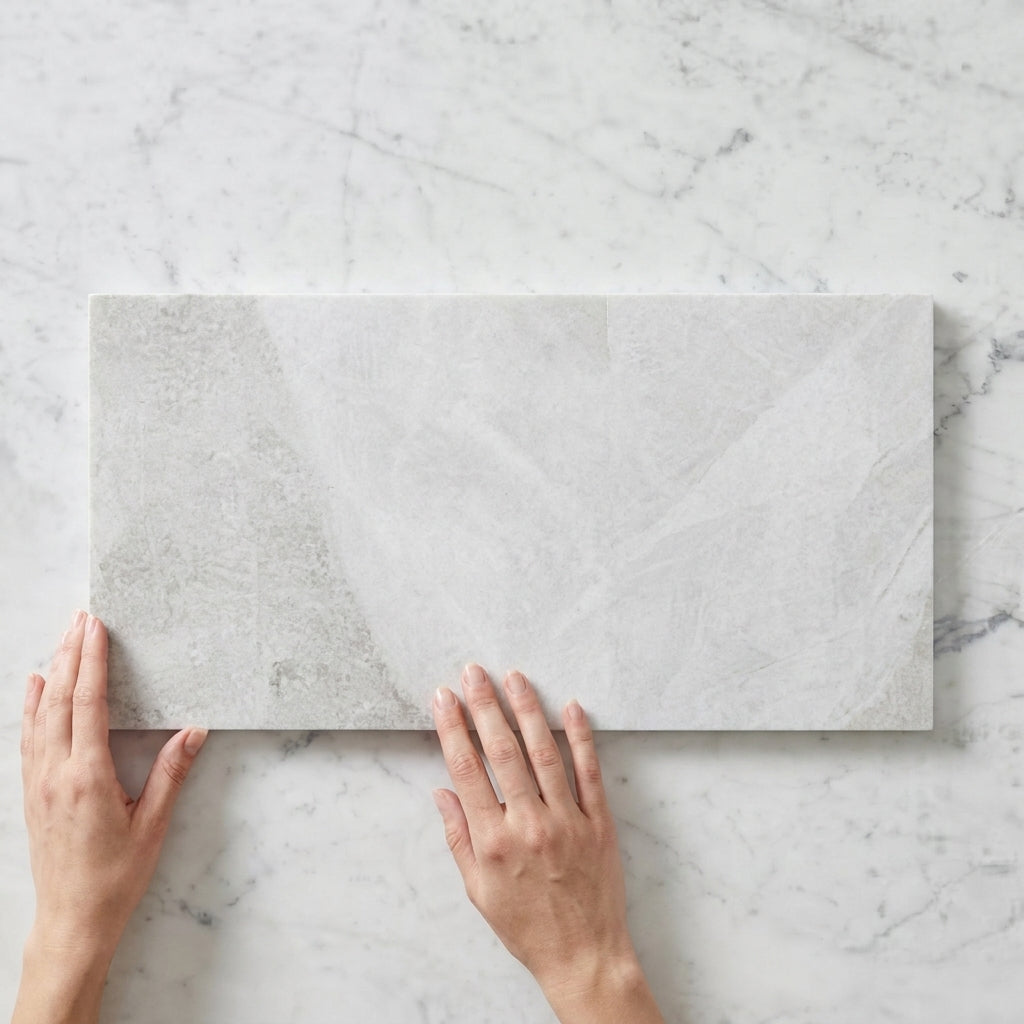 BHCA13 Bianca Perla Honed Marble 914x457x15