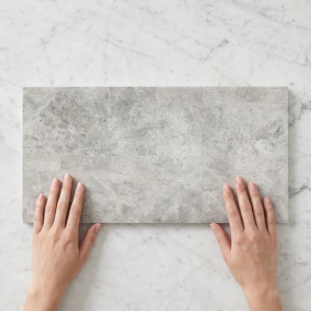 BHCA14 Tundra Grey Honed Marble 914x457x15