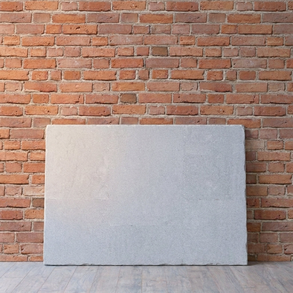 BHCA17 Pearl Grey Tumbled &amp; Sandblasted Marble 610x406x12