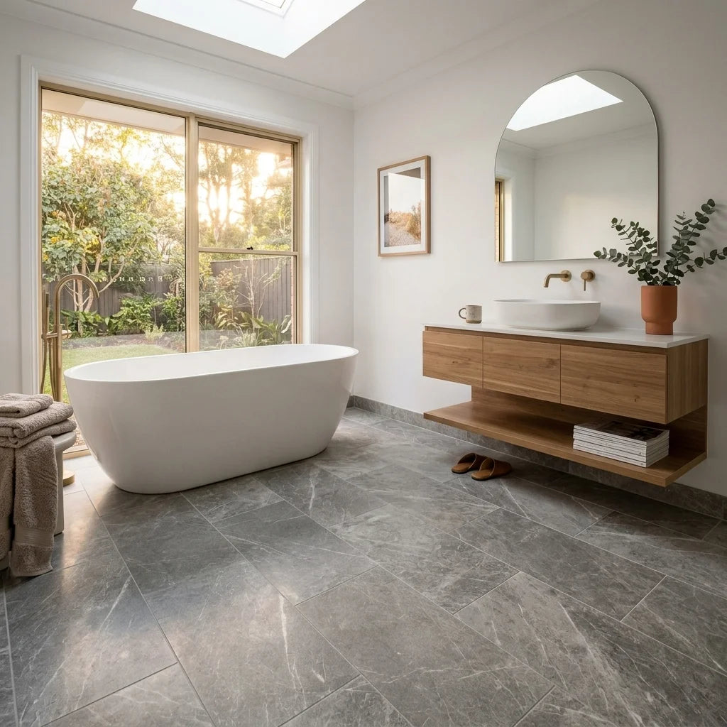 BHCA6 Antislip Marble 610x406x15 — main bathroom