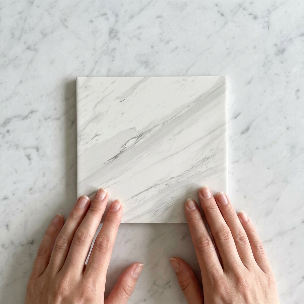 BHCI05 ATLANTA WHITE SATIN 6x6