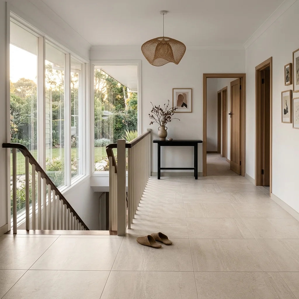 BHCS104 CANE CLASSICO 600X600 SMOOTH GRIP — stair landing