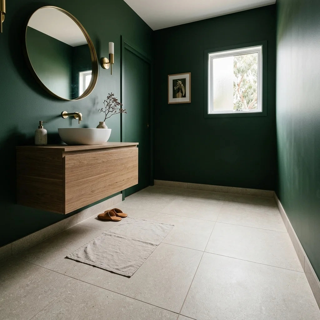 BHCS110 UNIVERSAL BEIGE 600X600 MATT — powder room