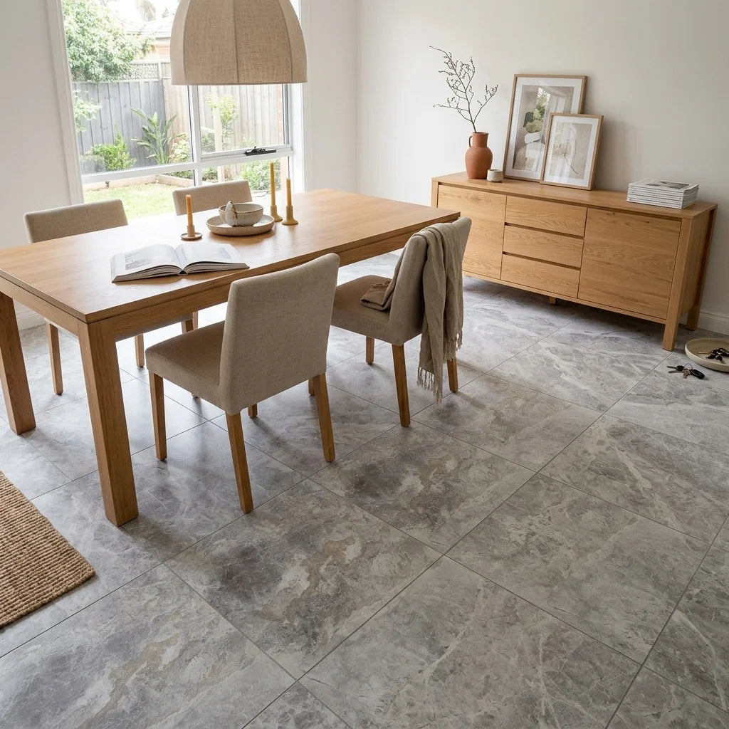 BHCS118 PARADISE TUNDRA GREY 600X600 MATT — dining room