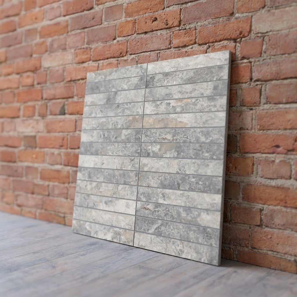 BHCS120	PARADISE TUNDRA GREY  FINGER MOSAIC