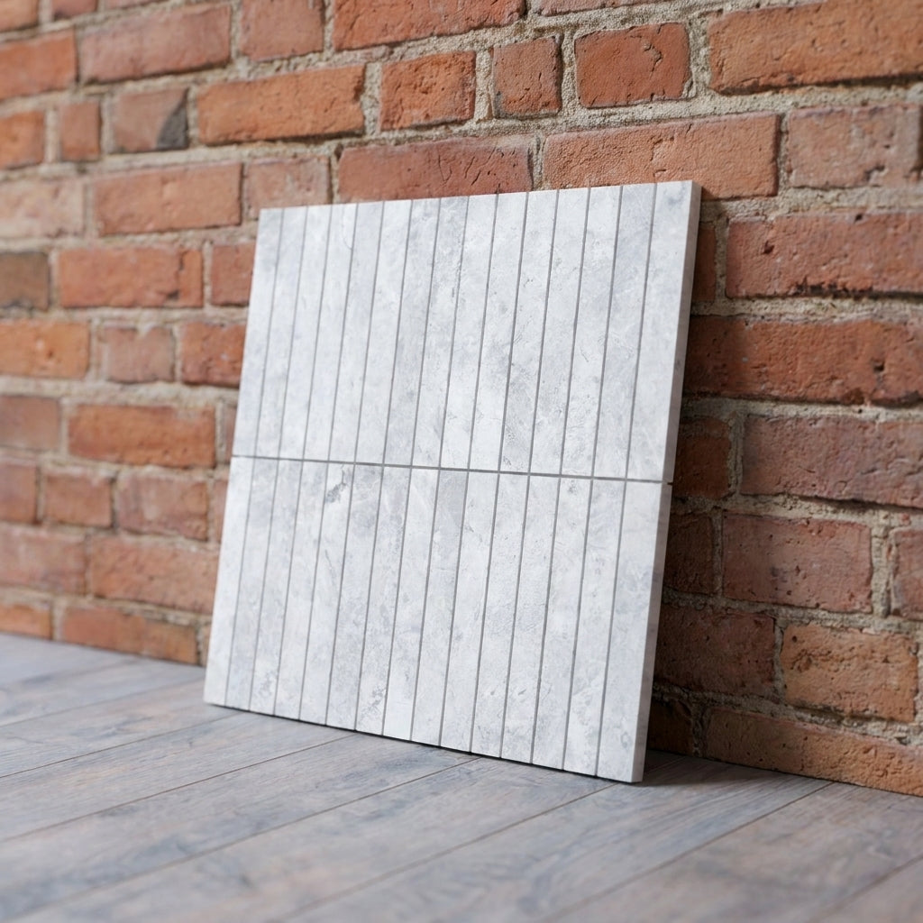 BHCS124	PARADISE TUNDRA WHITE  FINGER MOSAIC