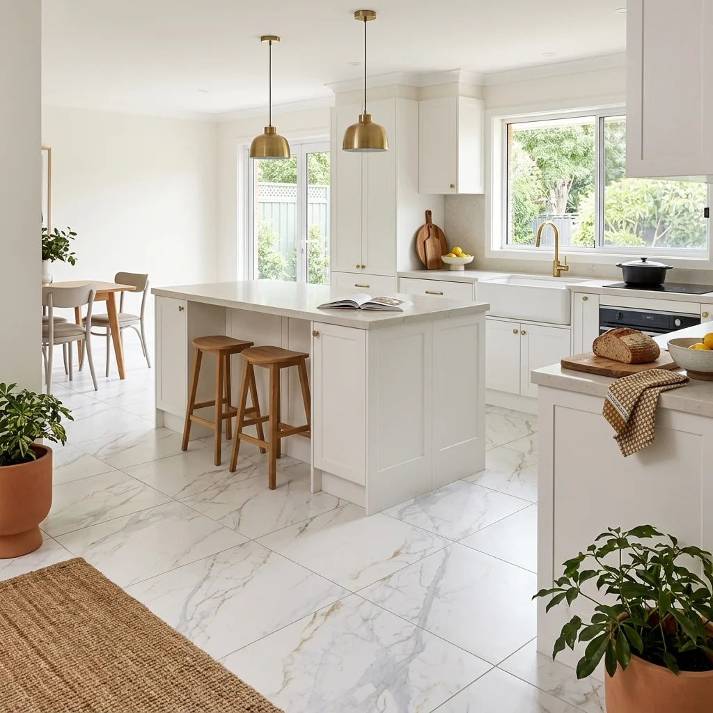 BHCS132 600X600 POLISHED — open-plan kitchen