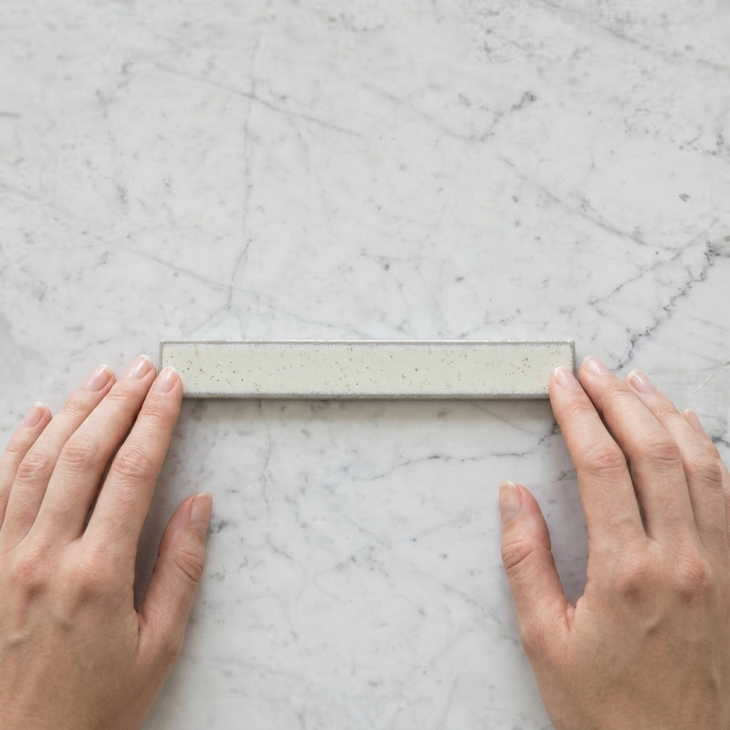 BHCS33 SPECKLE MOSAIC BEIGE 20X145 GLOSS