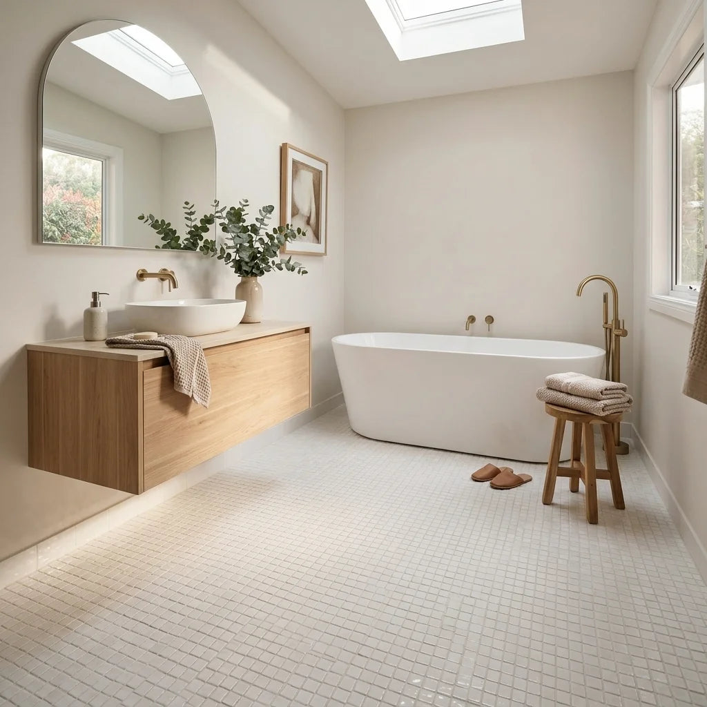 BHCS54 100x100x9 GLOSS — main bathroom