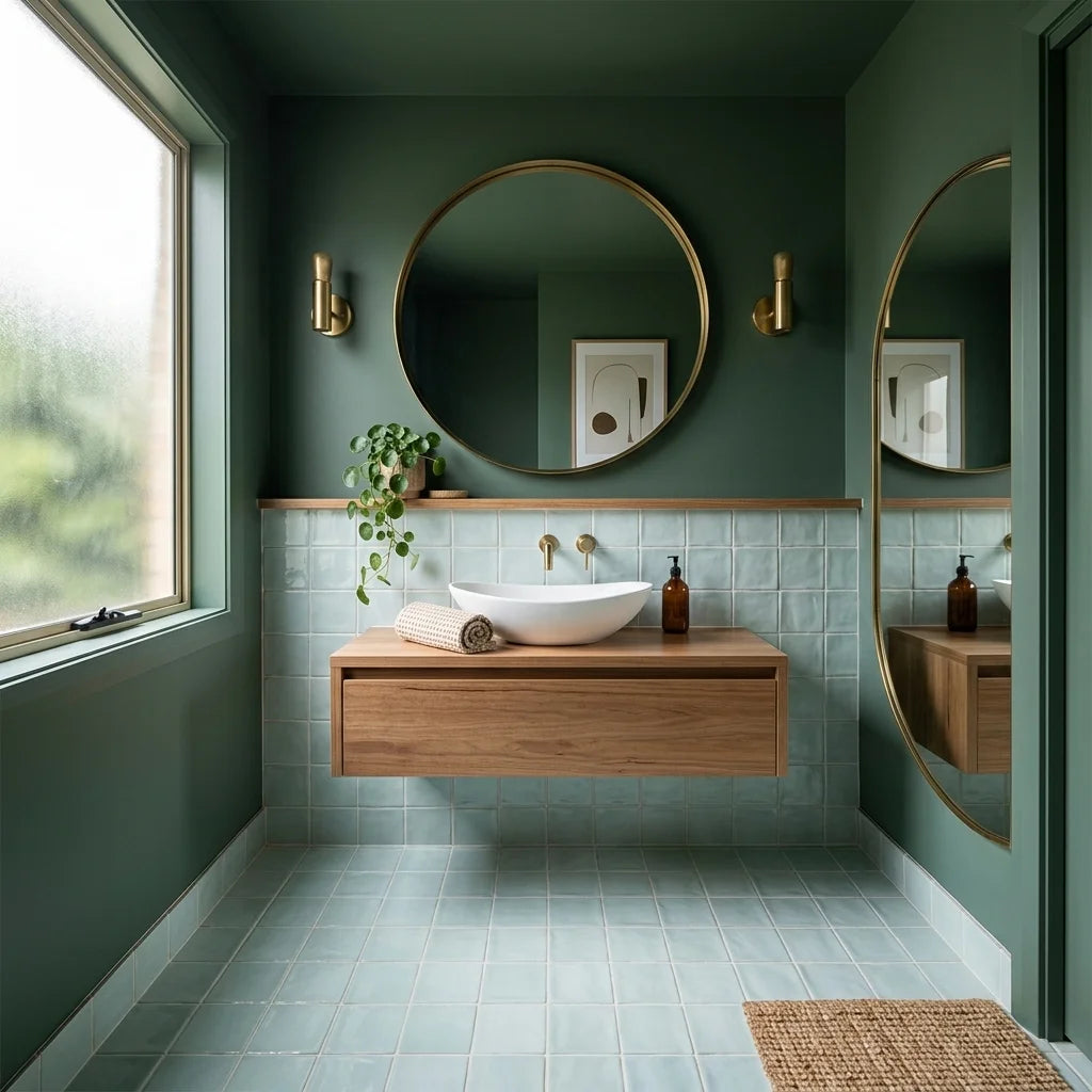 BHCS55 100x100x9 GLOSS — powder room