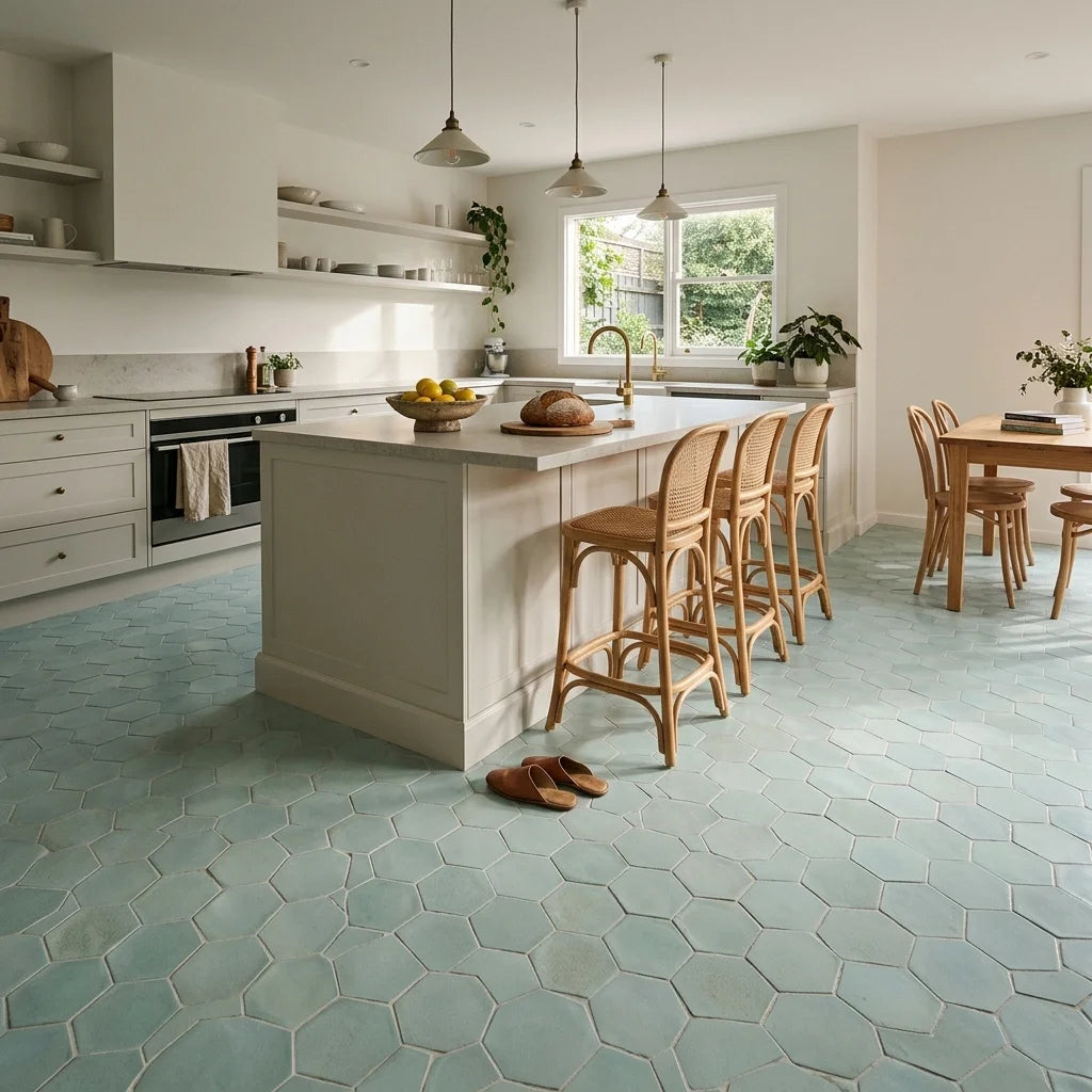 BHCS57 76x152x9 MATT — open-plan kitchen
