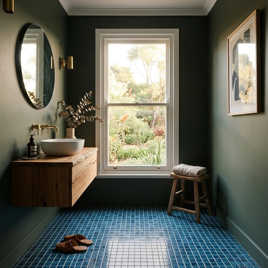 BHCS70 2.5X2.5 SHARK IDENTITY — powder room
