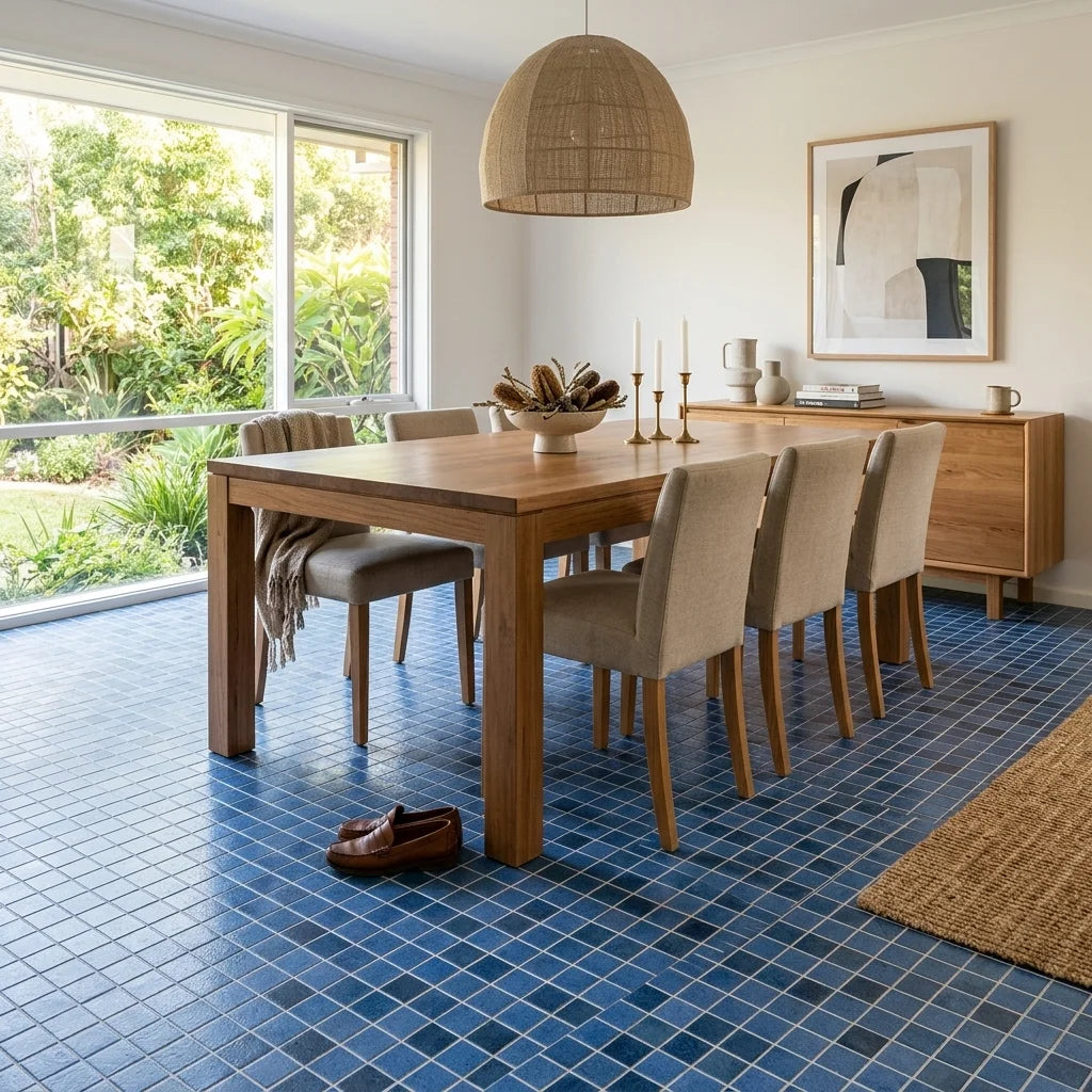 BHCS73 2.5X2.5 KOI SPIRIT DARK BLUE MIX — dining room
