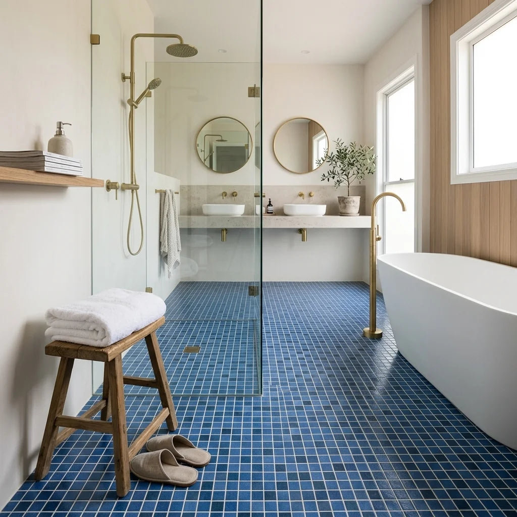 BHCS73 2.5X2.5 KOI SPIRIT DARK BLUE MIX — ensuite bathroom