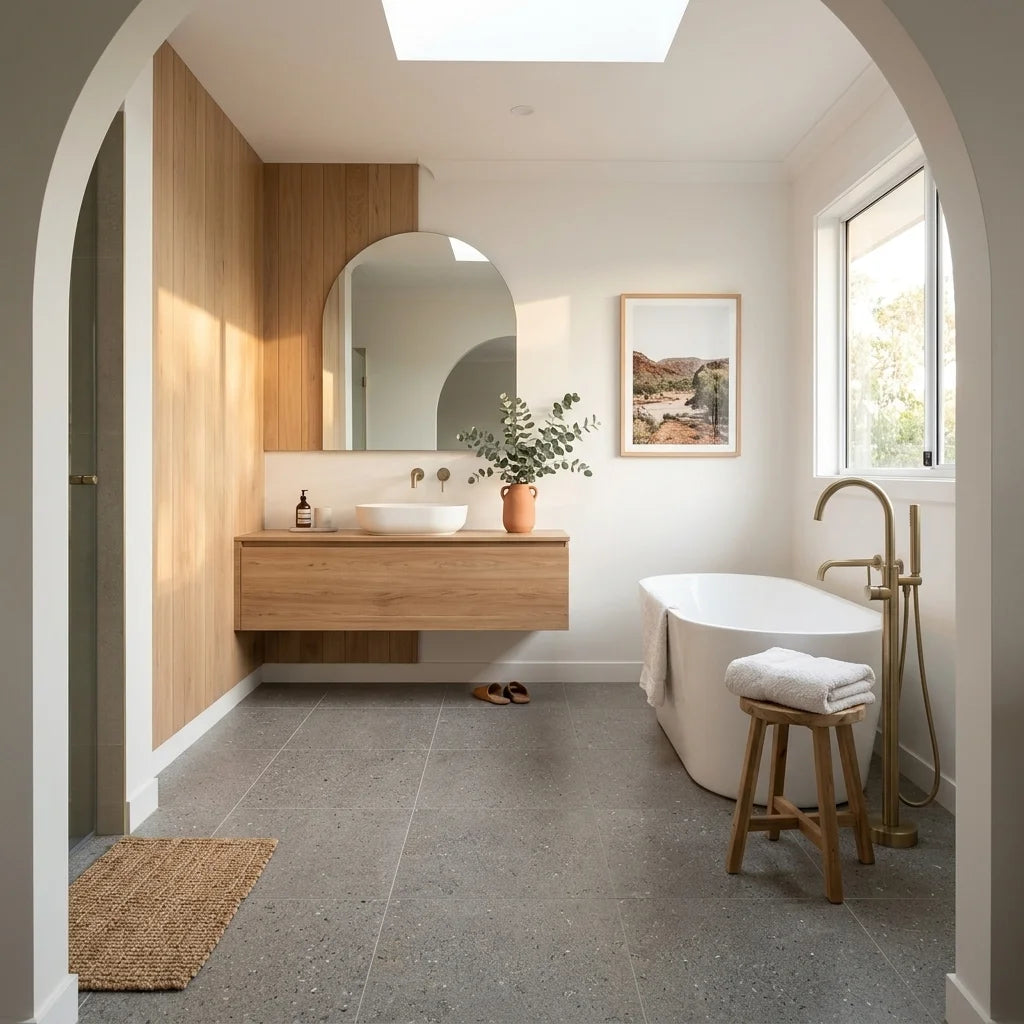 BHCS92 AMALFI D GREY 600x600 Smooth Grip Finish — main bathroom