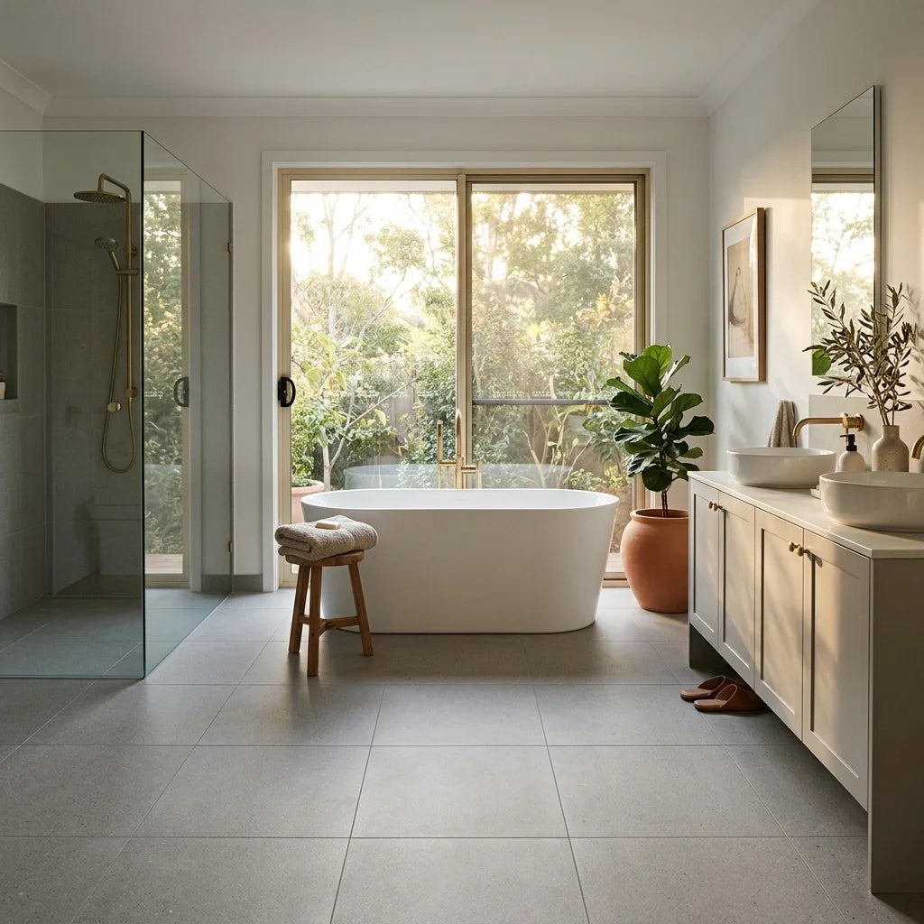 BHCV107 SPARKLE GREY 600X600 MATT — ensuite bathroom