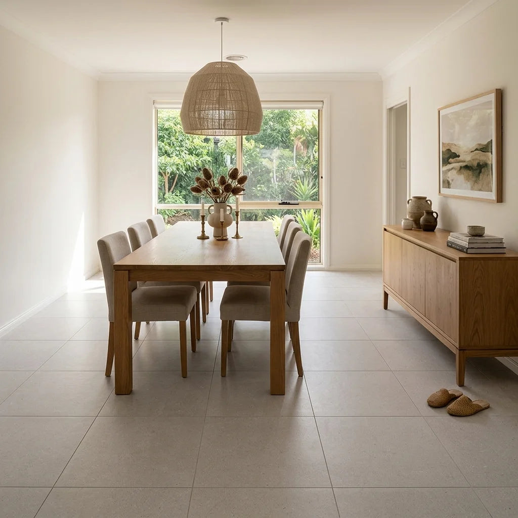 BHCV110 SPARKLE LIGHT GREY 600X600 MATT — dining room