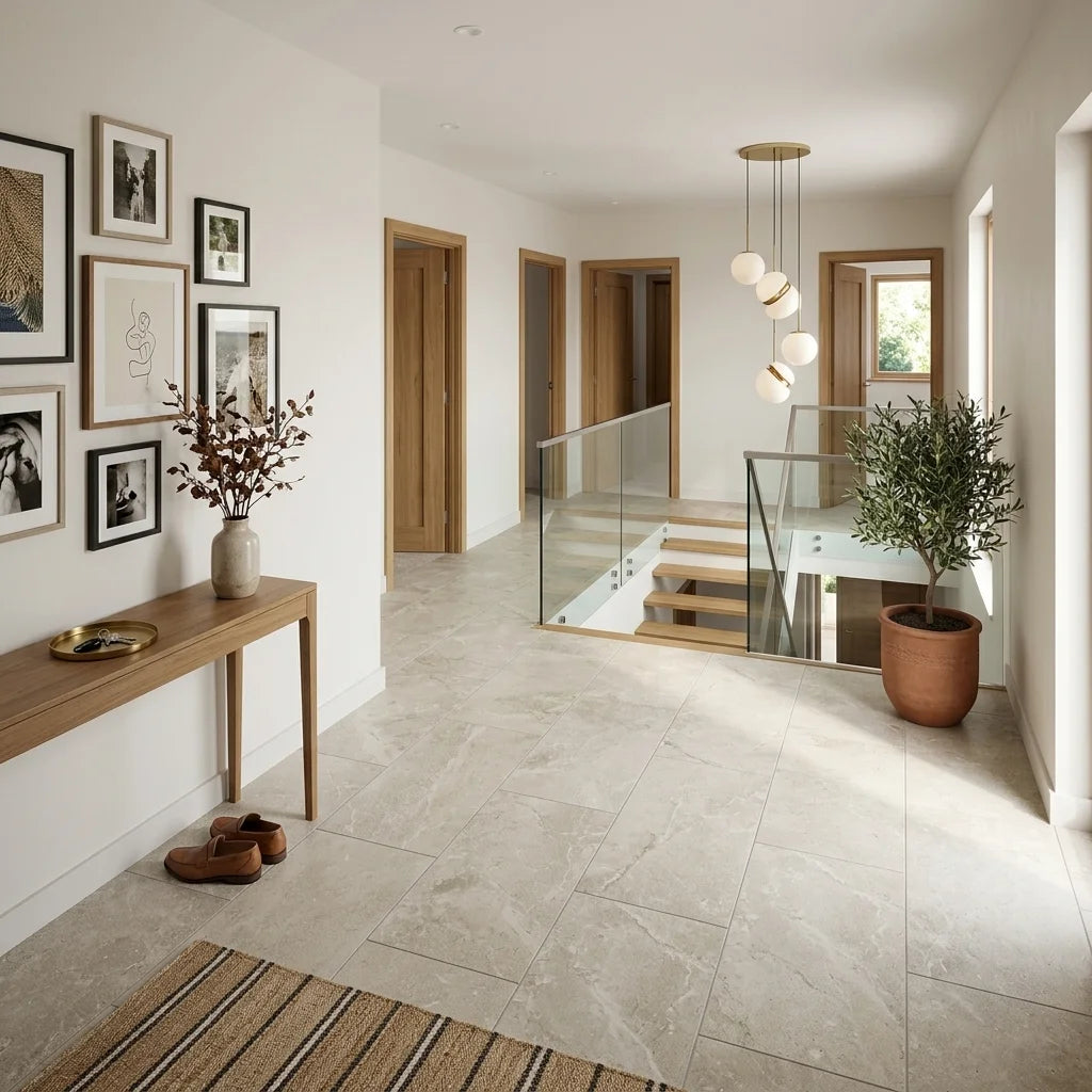 BHCV114 SEA BEIGE 600X1200MM MATT — stair landing